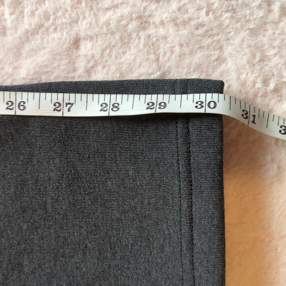 Last Pair! Fleece Lined Open Bottom Cotton Sweatpants/Joggers Size L Dark Gray - Picture 10 of 13